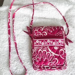 Pink Paisley Vera Bradley Crossbody Purse